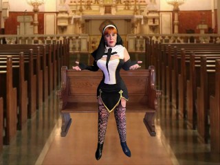 Бабушка настоятельница монахиня Mary Carmen: Heavenly сосет член, глубоко заглатывает старые Sinner 6 24 2024 CAMS25