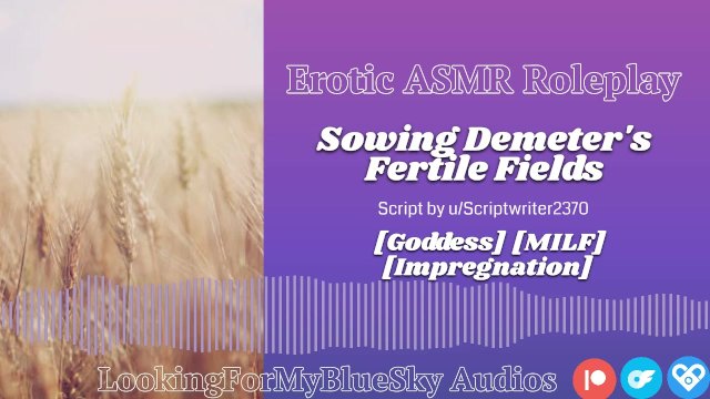 ASMR Roleplay  Sowing Demeter's Fertile Fields [Goddess] [MILF] [Impregnation]