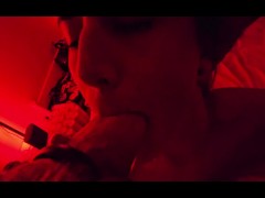 Thin Tattooed Brunette Endures Multiple Squirting Orgasms in BWC POV - Screenshot 2 of 16 - Skinny