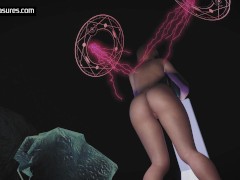 Woman Grows and Expands into Bimbo Goddess After Finding Lost Artifact