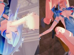 【鳴潮】ショアキーパーがたくさんの男達と集団セックスする3Dエロアニメーション。(めいちょう しょあきーぱー1 Wuthering Waves The Shorekeeper gangbang.) - Screenshot 16 of 16 - Hentai