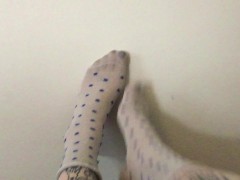 scratchy socks fetish ASMR