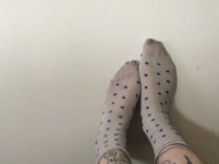 scratchy socks fetish ASMR - Screenshot 15 of 16 - Scratching
