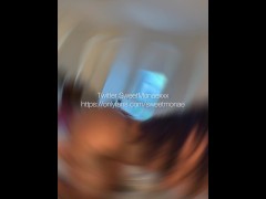 Big Booty Ebony Twerking on Fans Bed !