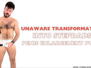 Unaware Transformation into Stepdads Penis Enlargement Pump