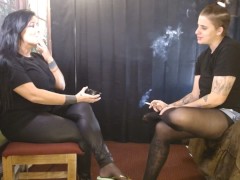 Smoke Break for Abby and Anna