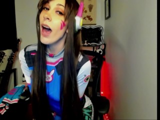 D.Va косплей Goddess вознаграждает за хорошее поведение