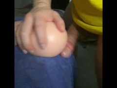 Big cock stretching toy