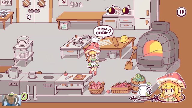A SEXY BLONDIE WORKING ON A FUTANARI RESTORANT - FUTANARI DI FUNGHI