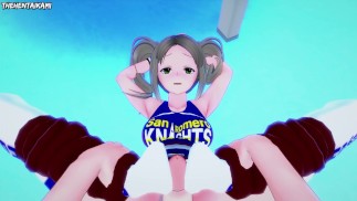 Juliet Starling from Lollipop Chainsaw Gives You A Footjob Hentai POV