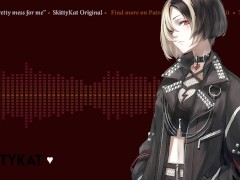 Goth Classmate Collects Cum with Blowjob