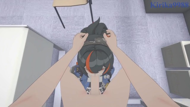 Чжу Юань и я занимаемся интенсивным сексом в офисе. - Zenless Zone zero POV Хентай