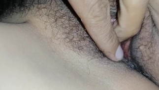 I stimulate her clitoris with my glans and I put only the tip to leave her wanting