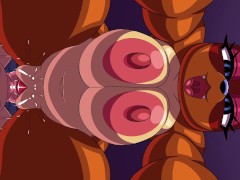 RAW Fucking Big TITS Tanuki Milf For A Contract - Waifu Crossing