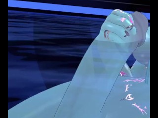 十几岁的女孩长出一只鸡巴，不能停止射精 |VRChat ERP作系统