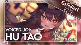 Voiced The Light Femdom Teasing Endurance Of JOI Hu Tao's Friends With Benefits Service
