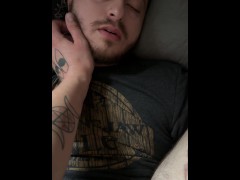 Hot enby degrades and rough fucks trans boyfriend