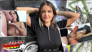 GERMAN SCOUT - First Anal at Pickup Casting for Big Butt Crystal Richi