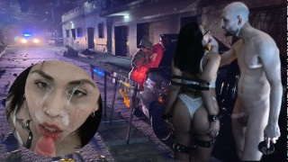 La gendarme SWEETFLORR, realiza control vehicular y terminada DOMINADA y SOMETIDA. PARTE 1