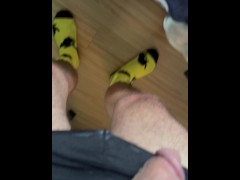 Just pulled my cock out of my new roommate after fucking her pussy for the first time since movingin