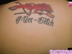 Deutsche blondine beim amateur gangbang extrem besamt