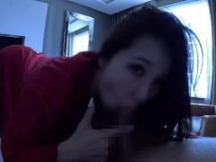 【朝からエッチ誘ってみたよ///】　個人撮影　個撮　素人カップル　ホテル　生ハメ　中出し　連続イキ　カップルセックス　フェラ　乳首責め - Screenshot 2 of 16 - 個人 撮影 フェラ