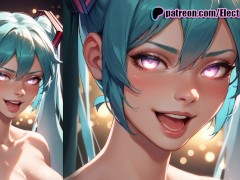 Hatsune Miku ahegao and full orgasm from penetration and deep throat - Screenshot 4 of 16 - Hatsune Miku Mmd