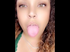 How sloppy and wet do you like it? SPITTING and dribbling