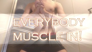 【筋トレ＆手コキ】スクワットしながら手コキできる方法を見つけてしまった。