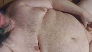 Space barbarian playing with pocket pussy til cumming