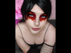 Sizzling Goth Vibes: My Most Daring Crossdressing Look Yet!