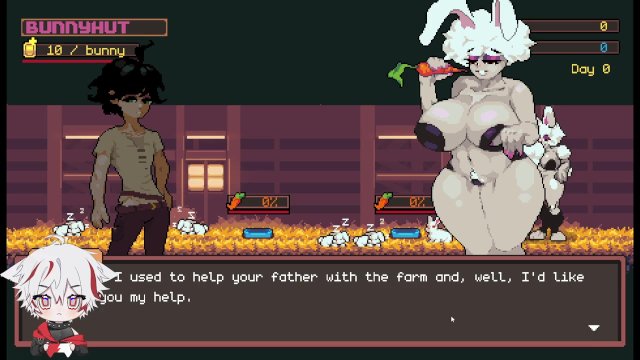 Sloppy Fields(demo) - Busty bunny want your carrot