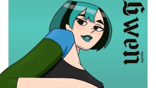 Gwen mostrando el culo lleno de leche 🔥