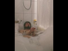 Wanking D in Jacuzzi