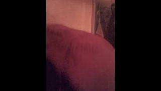 Afternoon shower with semi-hard cum shot