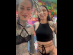 Hardcore BTS with Morea Black and Anuskatzz: Anal, Blowjobs, and Fuck Machine Fun!