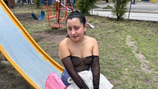 Hot fuck with a follower who found me at university.