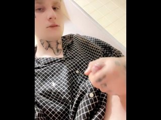 Lil Peep Look A like Stroking BWC On toilet 🚽