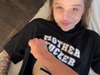 Cum in Stepsister before Family Dinner