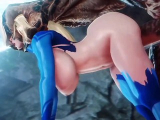 A Giant Fucks a Beautiful Girl Sex Video Gameplay #402