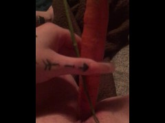 Carrot in pussy - Screenshot 13 of 16 - Cum Inside Pussy