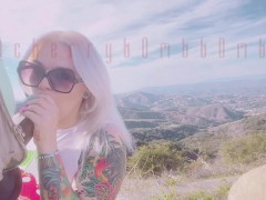 Giving a random stranger a blowjob & some pussy on my morning hike