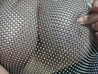 Прозрачный топ, ты видишь мои большие