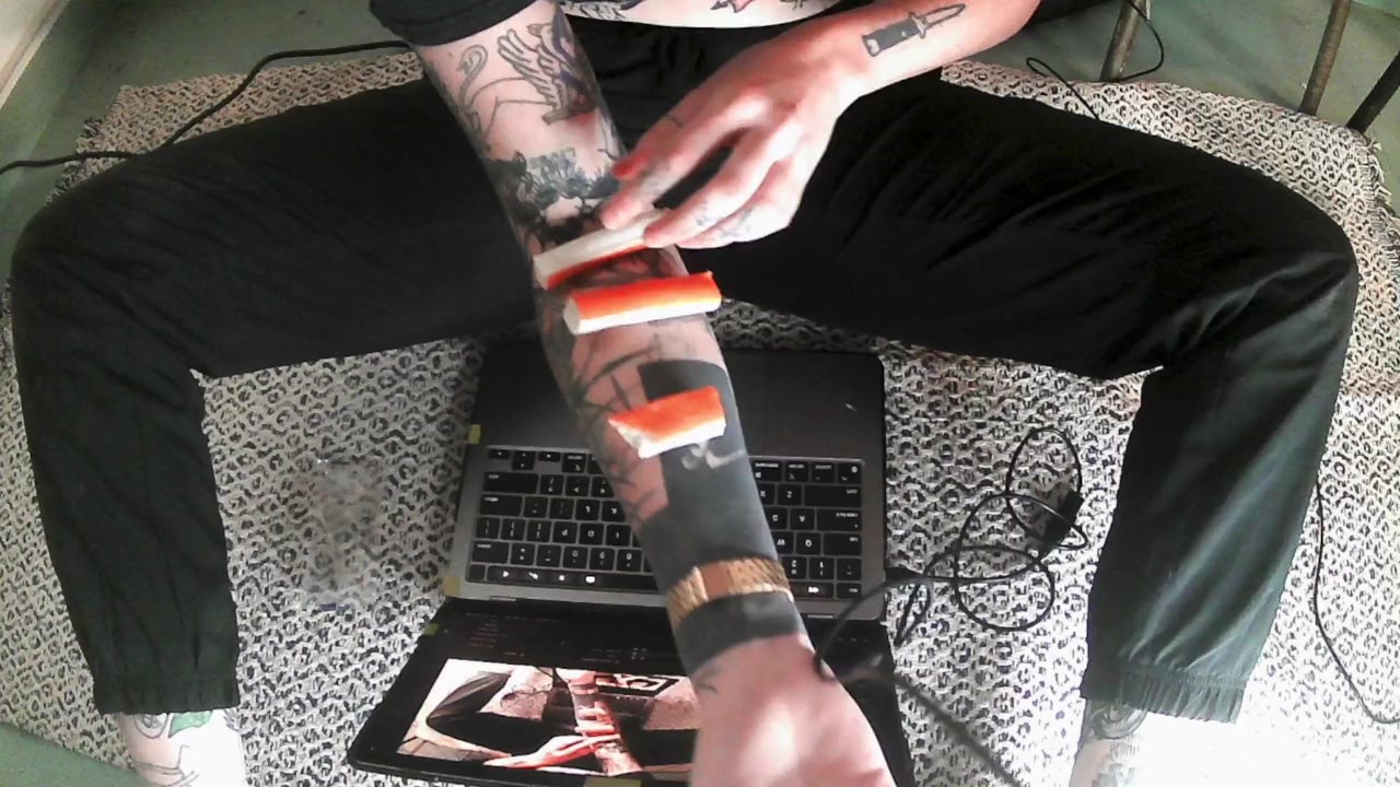 eating surimi ASMR