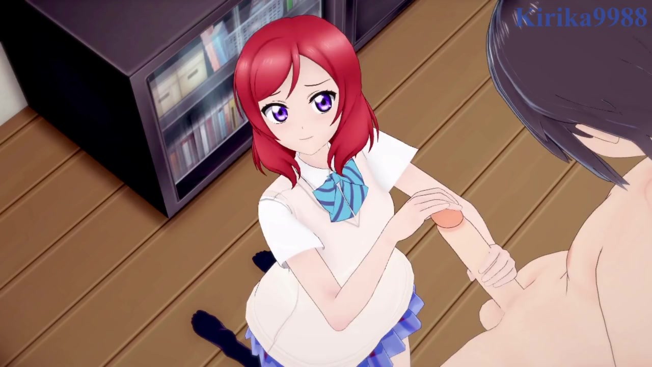 Maki Nishikino and I have intense sex in the ... - Hentai Porn Video