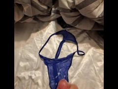 J Swiift stroking his cock for wife at work.