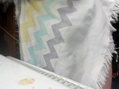 learning with towel webcam male