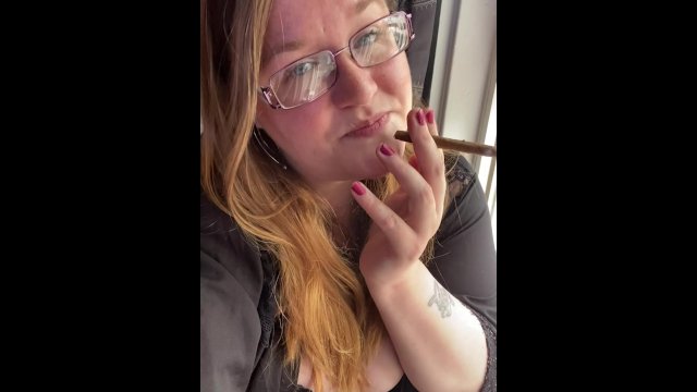 Sensual cum and smoke