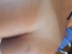 Día de pileta con mi hermanastra,  viene a broncear su hermoso culo. Big ass anal