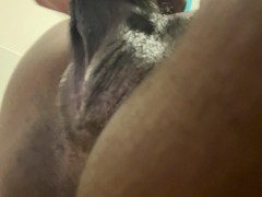 Stroking My Big Swollen Clit. - Screenshot 9 of 16 - Ebony